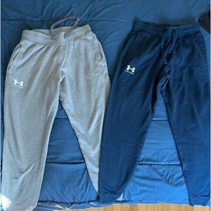 2 pairs of Under Armour sweat pants